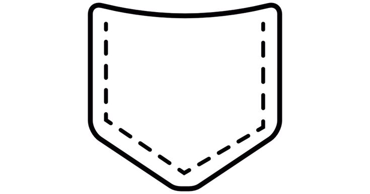 Карман нарисованный