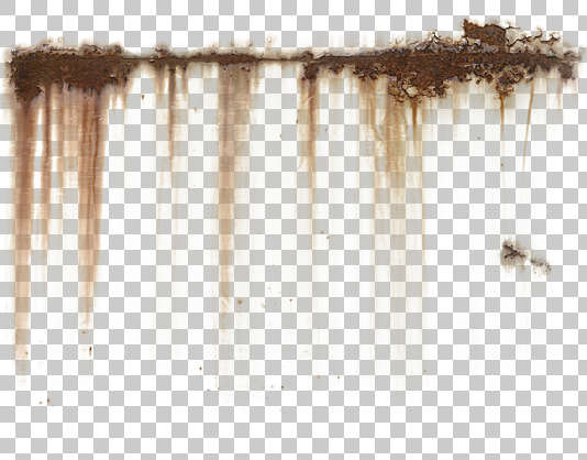 Ржавые подтеки без фона