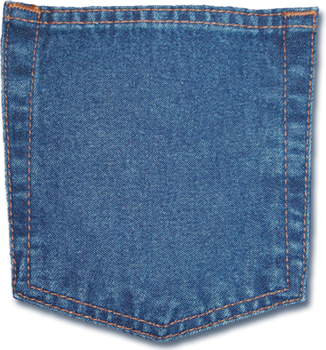 Карман джинсовый