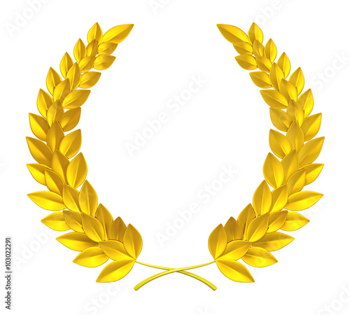 Золотые лавровые венки