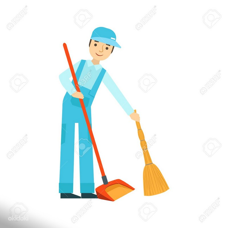 Человек с метлой