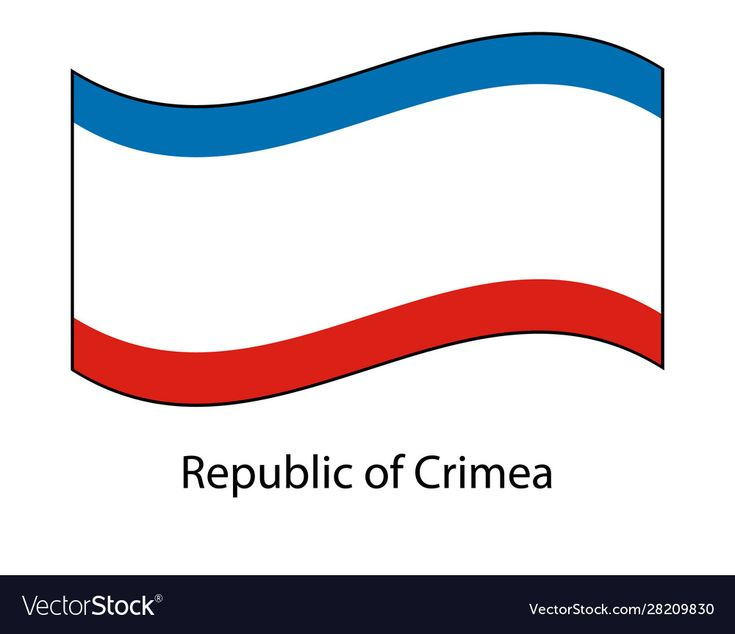 Флаг Крыма рисунок