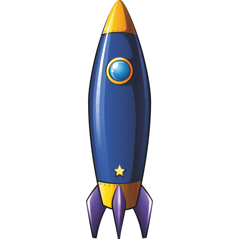 Ракета мультяшная