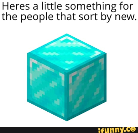 Алмазный блок из МАЙНКРАФТА