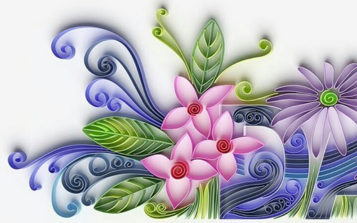 Квиллинг фон