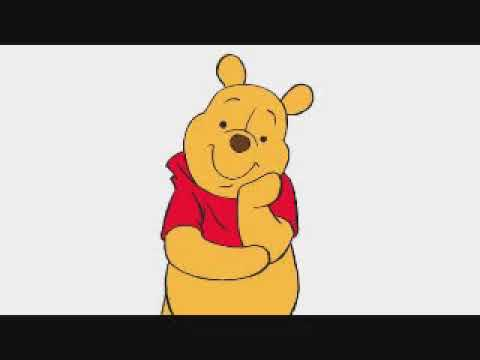 Винни пух на белом фоне