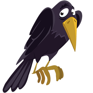 Сказочная ворона