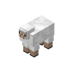 Овца из МАЙНКРАФТА без фона