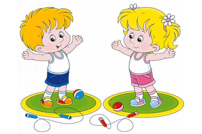 Зарядка рисунок для детей