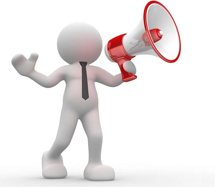 Человечек на белом фоне