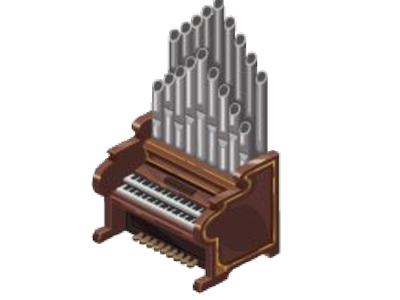 Орган музыкальный инструмент рисунок