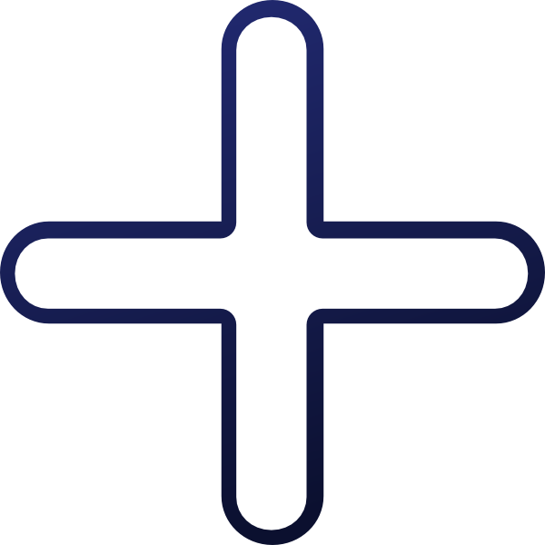Знак плюс на белом фоне