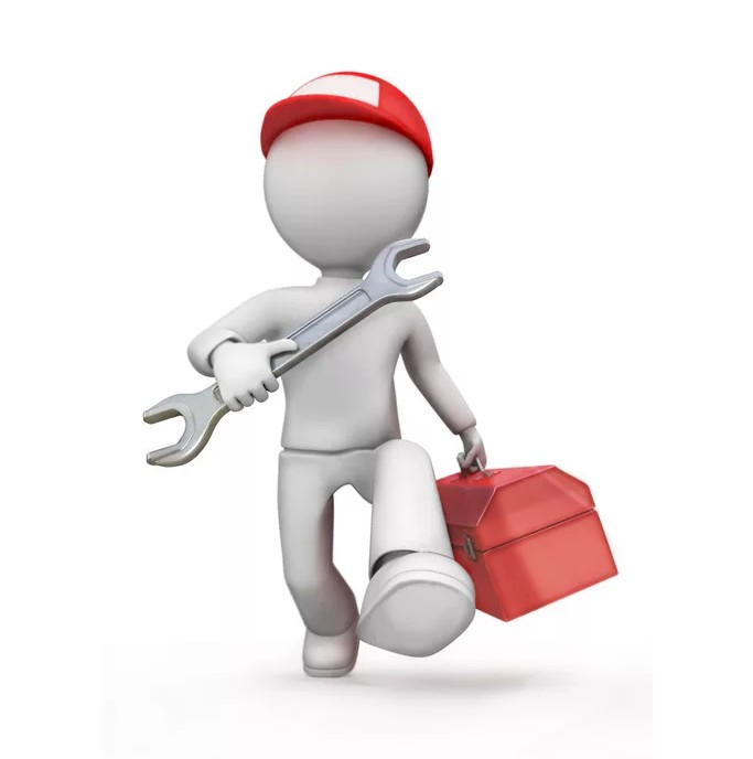 Человечек с инструментами