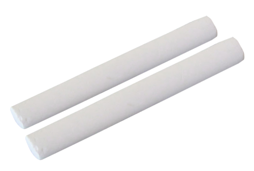 Белый мел на белом фоне