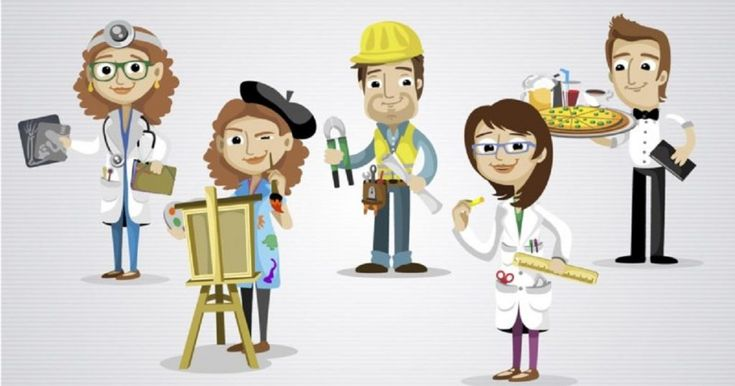 Профессии мультяшные