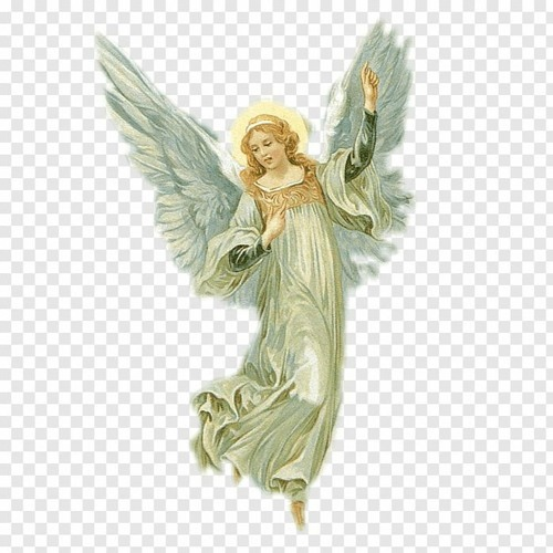 Ангел на прозрачном фоне