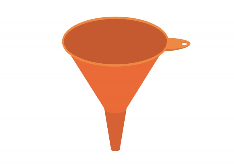 Прозрачная воронка