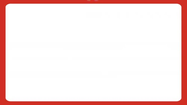 Красная рамка на прозрачном фоне