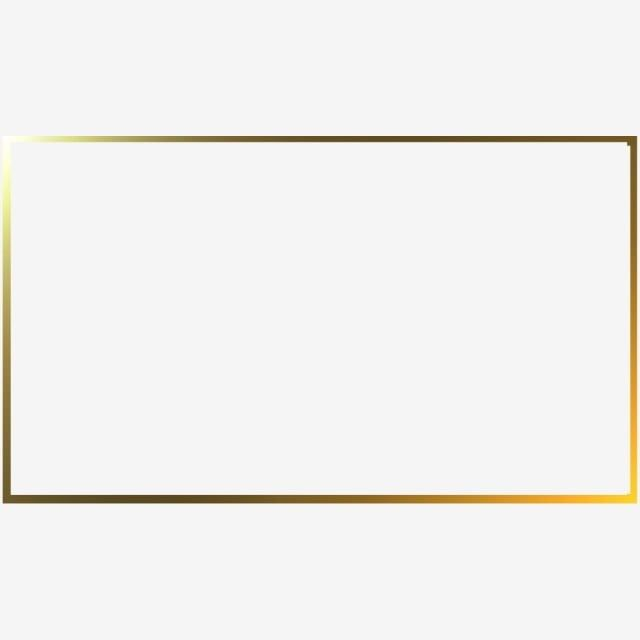 Рамка Золотая узкая