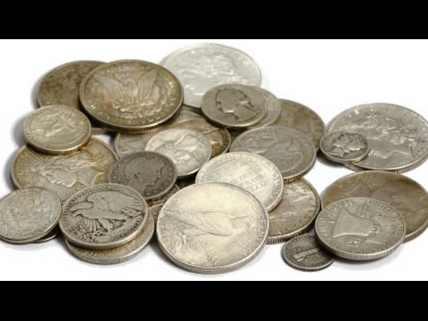 Старинные монеты на прозрачном фоне