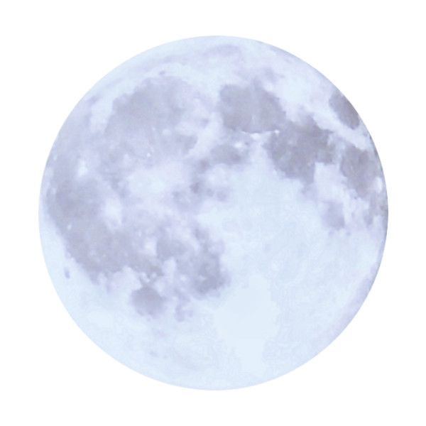 Луна на прозрачном фоне для фотошопа