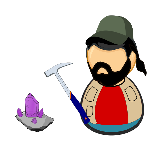 Геолог мультяшный