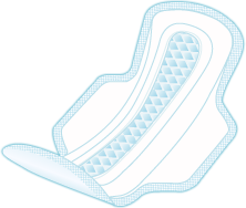 Прокладки на белом фоне