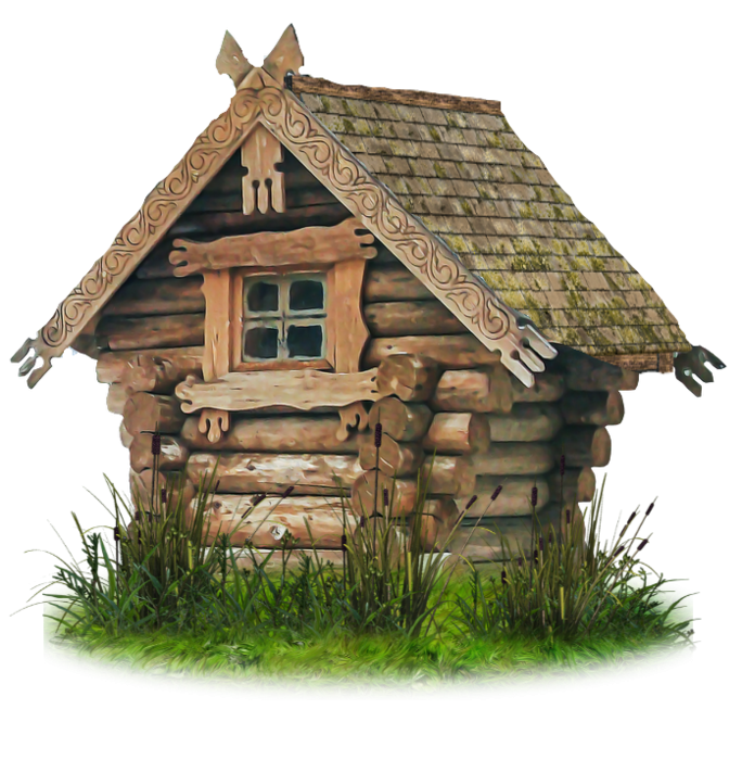 Деревянная избушка