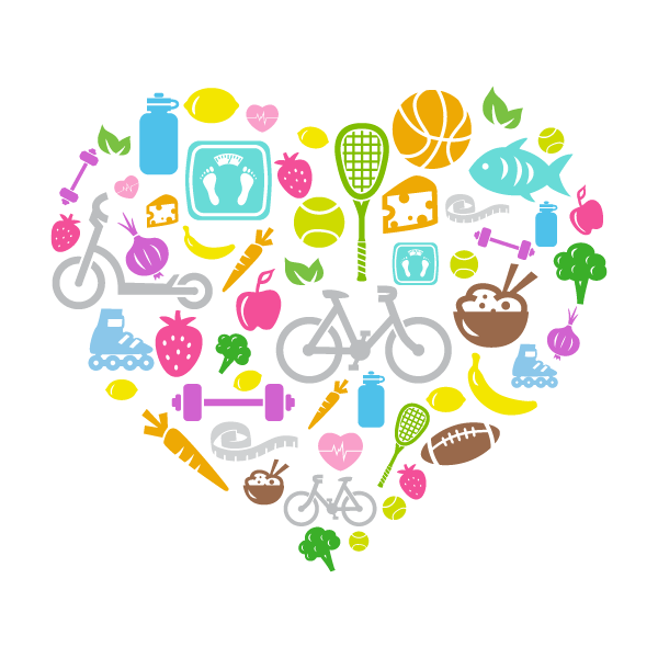 ЗОЖ на прозрачном фоне