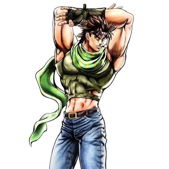 Джозеф Джостар позирует