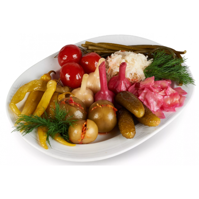 Закуски ассорти разносолов
