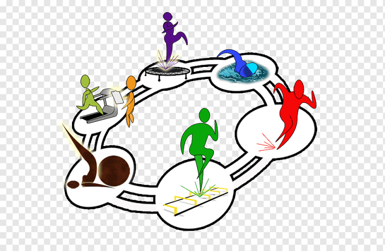 Физическая активность человечек