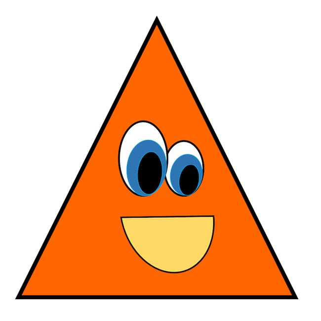 Геометрические фигуры с глазками