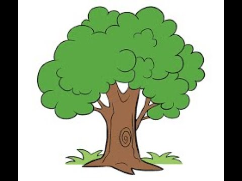 Дерево мультяшное