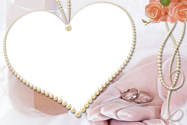 Жемчужная свадьба рамка