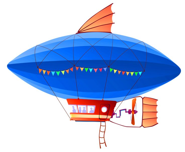 Дирижабль для дошкольников