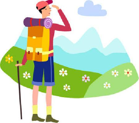 Туризм для детей мультяшный