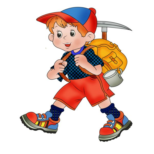 Турист мультяшный