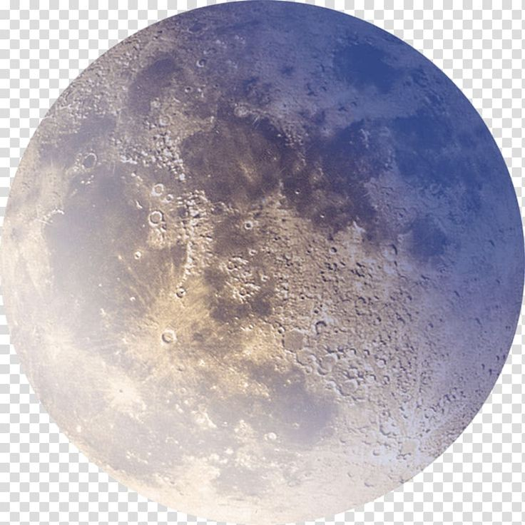 Луна на прозрачном фоне для фотошопа
