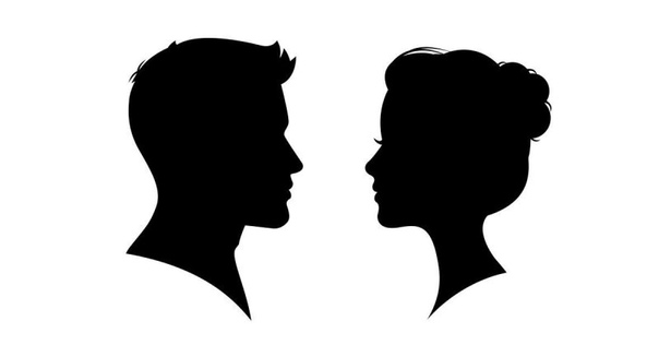 Силуэт лица