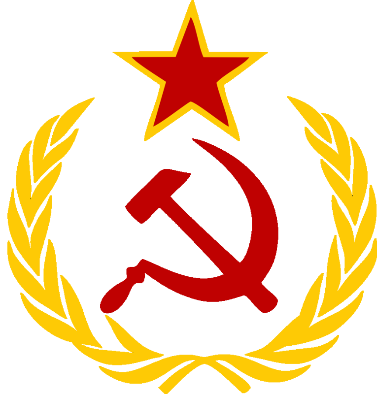 Знак СССР серп и молот без фона