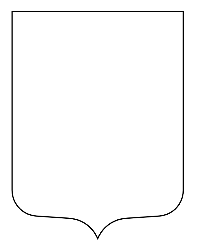 Геральдический щит французской формы