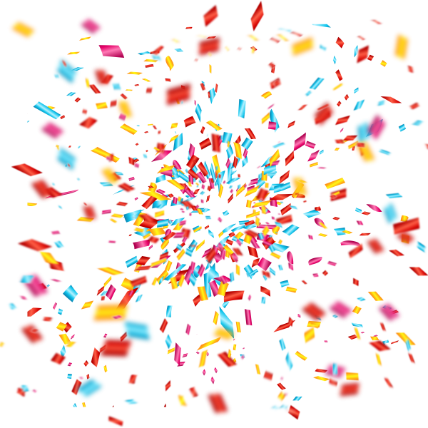 Салют конфетти