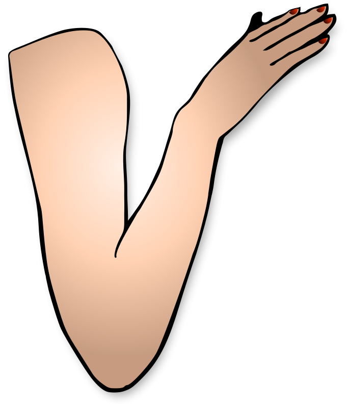 Рука мультяшная