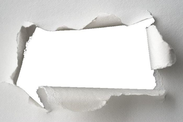 Рваный край бумаги