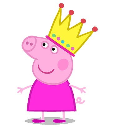 Свинка Пеппа с короной