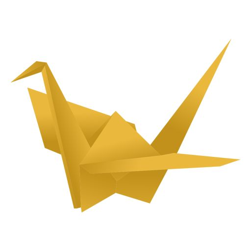 Силуэт бумажный Журавлик