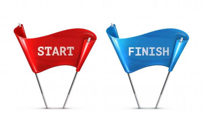 Флажок старт