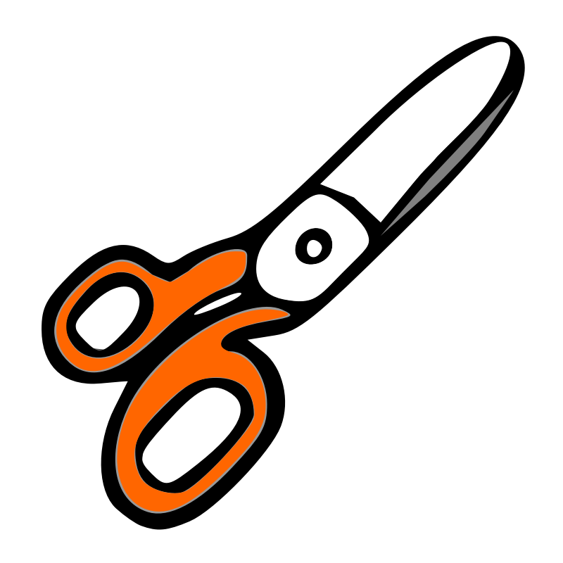 Ножницы мультяшный