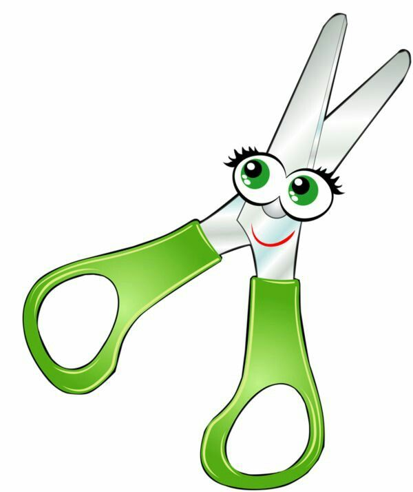 Ножницы мультяшный